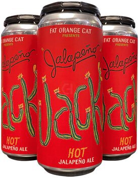 Fat Orange Cat Brewing Jalapeno Jack Hot Chilli Beer