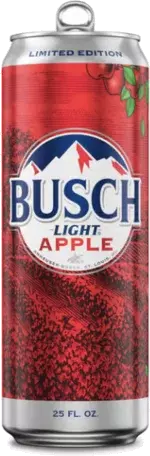 BUSCH LT APPLE, 25OZ CAN