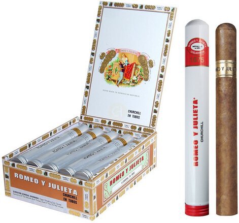 Romeo Y Julieta Churchill Tubos