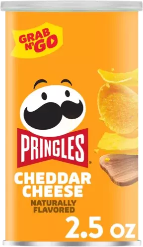 Pringles Cheddar Cheese Flavored Potato Crisps