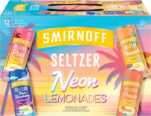 Smirnoff Seltzer Neon Lemonade