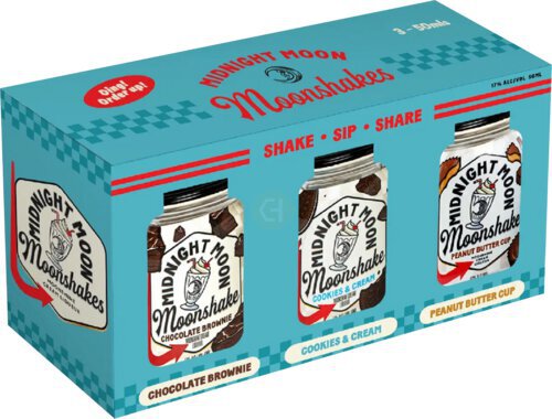 Combo: Midnight Moon Moonshakes 50 mL Three-Bottle Gift Pack
