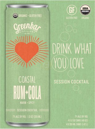 Greenbar Rum & Cola Rtd