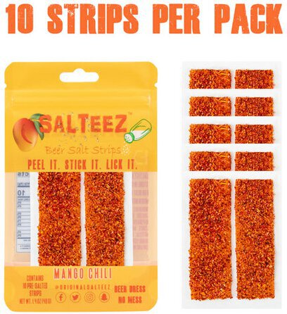Salteez Beer Salt Strips Mango Chili