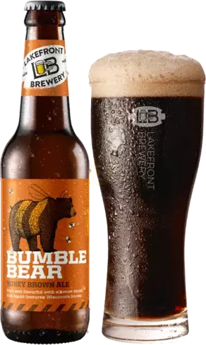 Lakefront Honey Brown Ale Bumble Bear