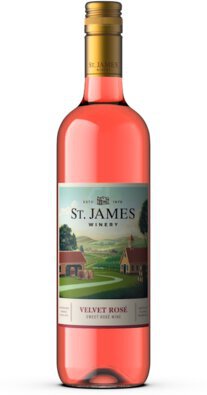 Saint James Velvet Rose Sweet Red Wine