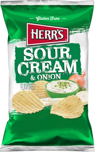 Herr Sour Cream And Onion Potato Chips