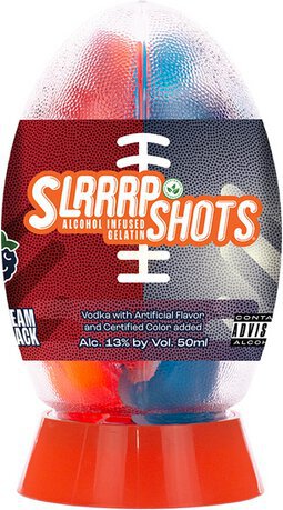 Slrrrp Gelatin Shots Football 20 Pack