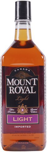 Mt Royal Light Canadian Whiskey Mt Royal Light Canadi