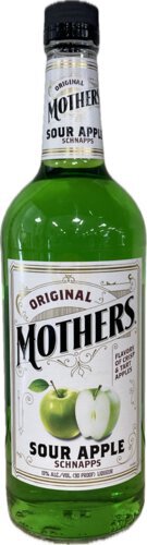 Mothers Sour Apple Schnapps Ltr