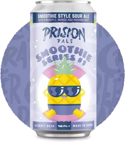 Prison Pals Brewing Desire Smoothie Style With Guava Strawberry & Blood Orange