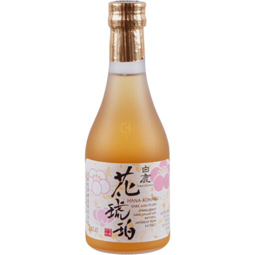 Hakushika Hana Kohaku Junmai Plum Sake 300ML - Grand Cru Wine