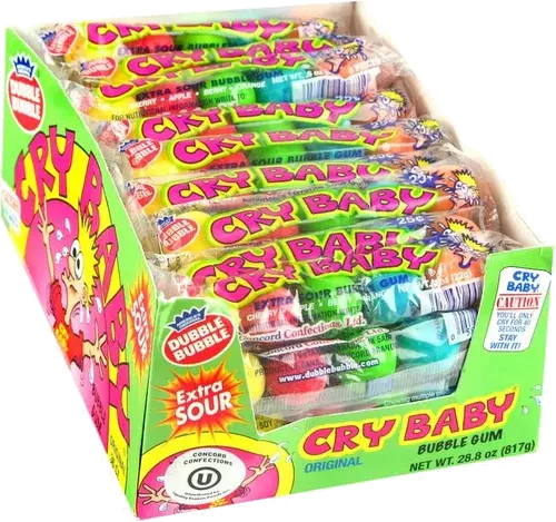 Cry Baby Extra Sour Bubble Gum