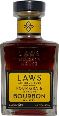 Laws Four Grain Whiskey Bourbon Straight Colorado