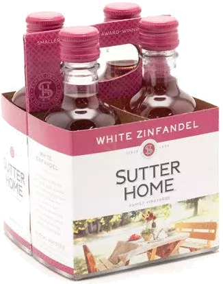 Sutter Home White Zinfandel 4 Pk