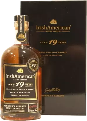 Irish American 19 Year Rum Cask Single Malt Irish Whiskey