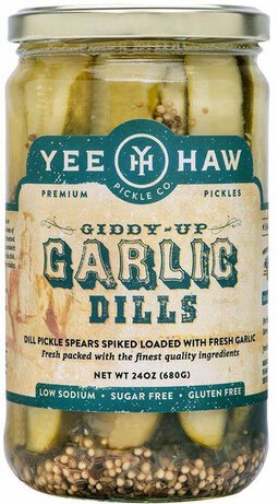 Yee Haw Giddy Up Garlic Pickles