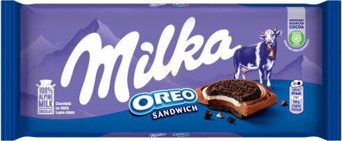 Milka Oreo Sandwich Chocolate Bar