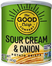 The Good Crisp Co Potato Crisps W Sour Cream And Onion Mini Boulder Co