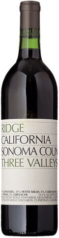 Ridge Red Blend Three Valleys Sonoma County