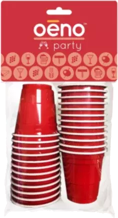 Oeno Party Shot Red Cups
