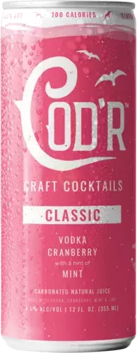 Cape Cod'r Craft Cocktails Classic Vodka Cran 4p