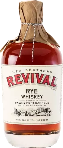 High Wire Distilling New Southern Revival Tawny Port Finished Rye Whiskey 90pf