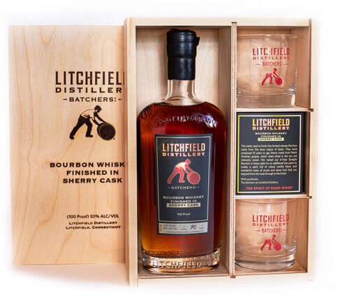 Litchfield Distillery Sherry Cask Bourbon Gift Set