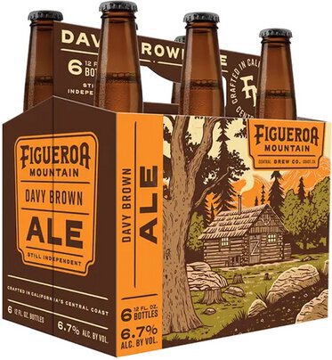 Figueroa Mountain Davy Brown Brown Ale 6 Pack Btls