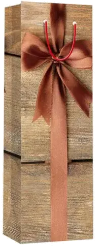 Gift Bag Shiplap with Bow