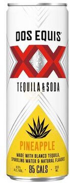 Dos Xx Tequila Soda Pineapple