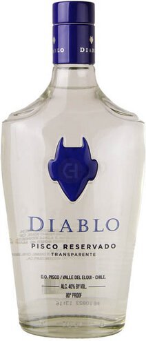 Diablo Pisco Reservado Transparente Valle Del Elqui Chile