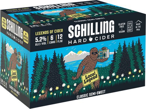 Schilling Local Legend Semi Sweet Cider