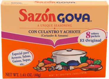 Goya Sazon Culantro Y Achiote