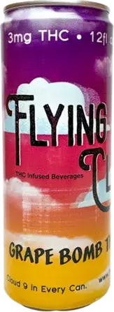 Flying Cloud Grape Bomb Thc Soda 4x12oz