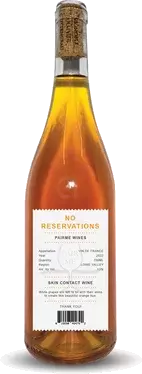 Pair Me Wines No Reservations Orange Skin Contact France