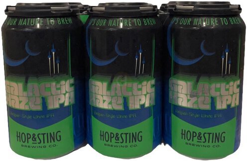 Hop And Sting Brewing Company Galactic Haze IPA Can