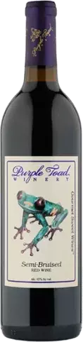 Purple Toad Semi Bruised Red Wine