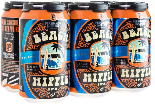 Persimmon Hollow Beach Hippie IPA 6 Pack Cans