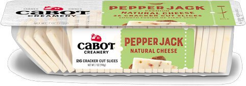 Cabot Pepper Jack Cracker Cut Cheese Slices