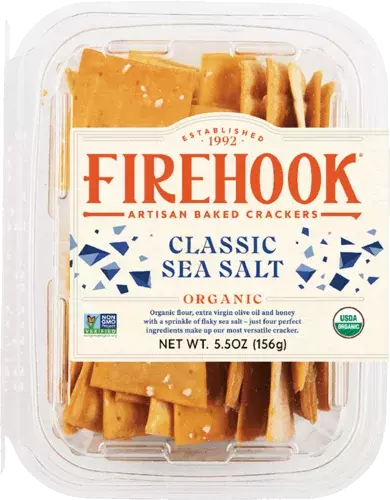Firehook Sea Salt Organic Cracker