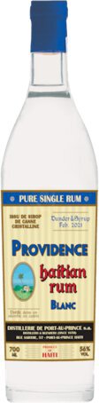 Distillerie De Port Au Prince Providence Dunder & Syrup Haitian Blanc Single Rum