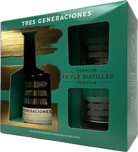 Tres Gen Tequila Reposado Gift Set
