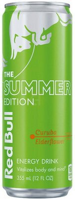 Red Bull Summer Edition Energy Drink Curuba Elderflower 114mg Caffeine Pack Of