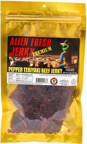 Alien Fresh Pepper Teriyaki Beef Jerky
