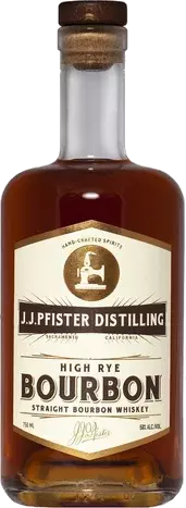 J J Pfister Distilling High Rye Bourbon Whiskey