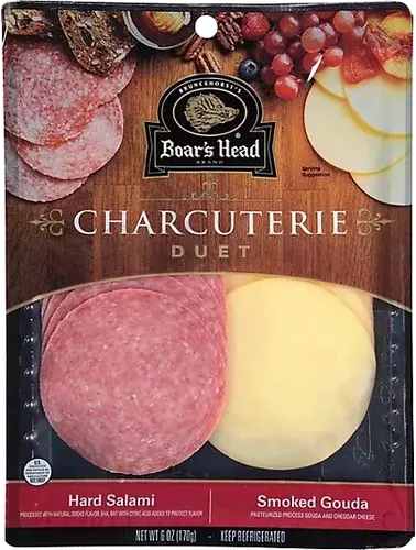 Boars Head Charcuterie Duet Hard Salami And Smoked Gouda