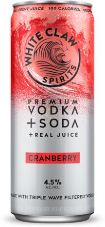S White Claw Spirits Vodka Soda Cranberry Single