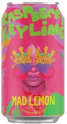 Mad Lemon Raspberry Key Lime Vodka Lemonade