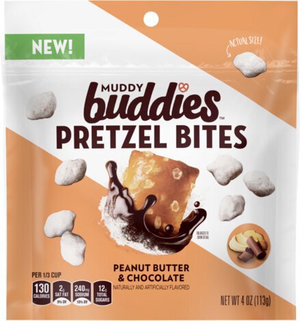 Chex Mix Muddy Buddies Pretzel Bites Peanut Butter And Chocolate
